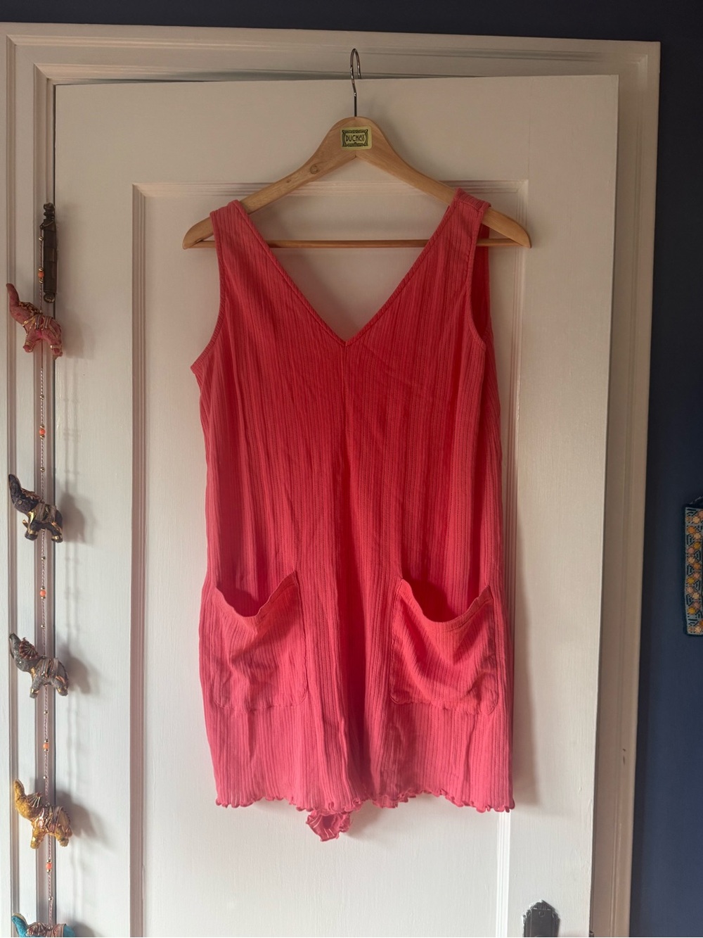 Pact Coral Knit Short-Sleeve Top